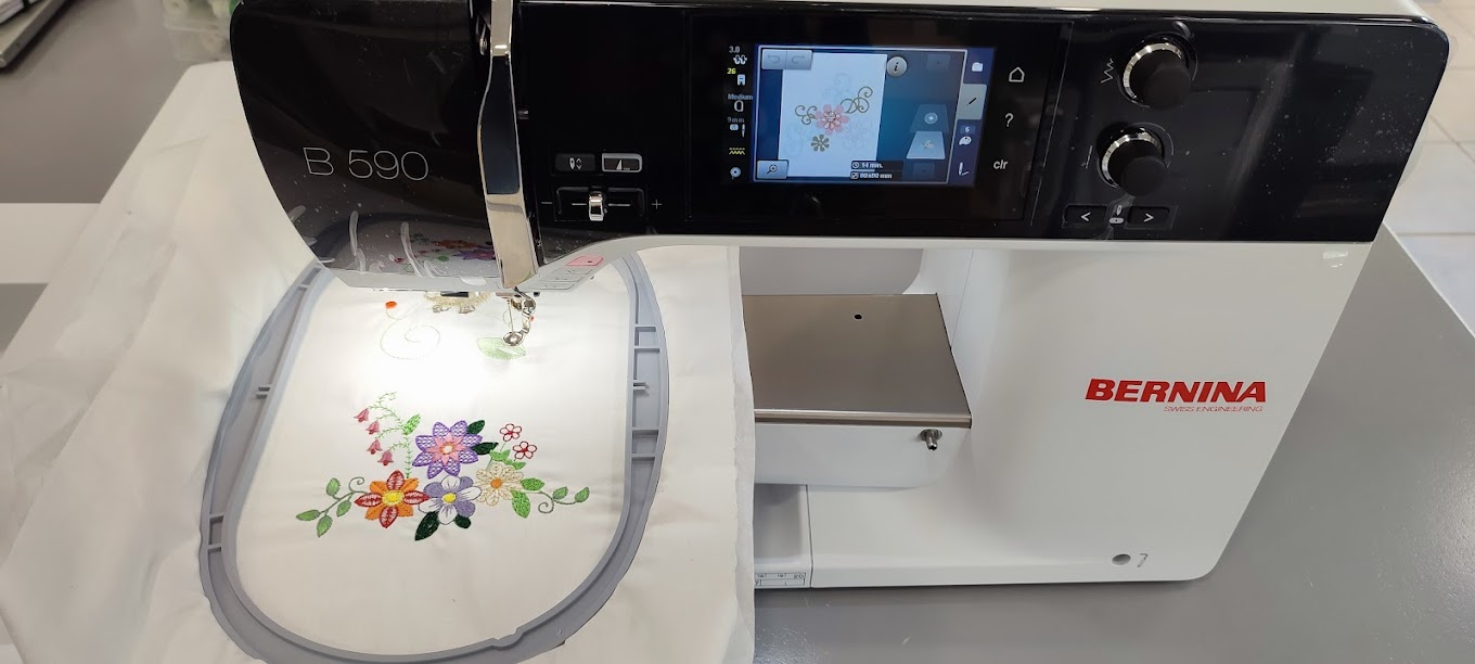 Machine Bernina en broderie